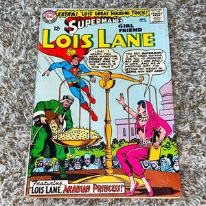 VINTAGE 1965 DC COMICS Lois Lane Arabian Princess Superman Silver Age Comic #58